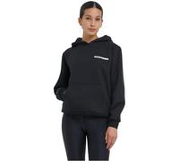 Miss Tee MST218-Back Around Ladies Fluffy Hoody Hooded Sweatshirt, Black, XS Women's