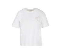 Miss Tee Mst248-bow Oneliner tee Camiseta, Blanco, M Grande Alto Mujeres