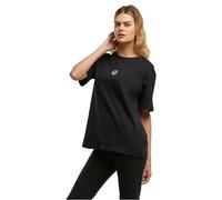 Miss Tee Mst283-lotus Emb tee Camiseta, Negro, M Mujeres