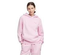Miss Tee Mst322-heart Signs Emb Ladies Fluffy Hoody Sudadera con Capucha, Rosa Suave, L para Mujer
