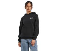 Miss tee Mst374-girls Peace Hand Ladies Fluffy Hoody Sudadera con Capucha, Negro, M para Mujer