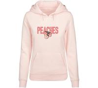 Miss tee Peaches Hoody - Sudadera con Capucha para Mujer, Estilo Informal, con Estampado Frontal, Corte Regular, Tallas XS a 5XL, Rosa., M