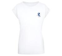 Miss Tee Mst238-a S Club Ladies Extended Shoulder tee Camiseta, Blanco, L Mujeres