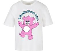 Miss Tee Señoras T-Shirt Really Don't Care Pink Bear MST319 5XL