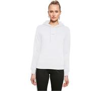 Miss Tee Sudadera con Capucha Brillante para Mujer, Blanco, XL Grande