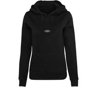 Miss tee Sudadera con Capucha de Las Mujeres, 65% Algodón 35% Poliéster, Negro, L