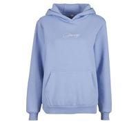 Miss tee Sudadera con Capucha de Las Mujeres, 70% Algodón 30% Poliéster, Azul Polvo, L