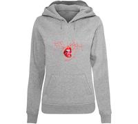 Miss Tee Sudadera con Capucha para Mujer Muah, Gris, M