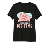 Miss You Pig Time Ganadería Animales de Granja Cría de Cerdos Camiseta Premium