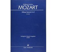 Missa brevis in d (Klavierauszug): KV 65 (61a), 1769
