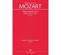 Missa brevis in G KV 140 [235d] - Soli SATB, SATB, 2 Vl, Vc/Cb and Organ, [3 Trb] - SCORE