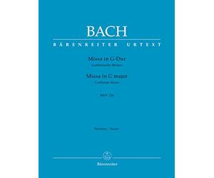 Missa G-Dur BWV 236 ""Lutherische Messe 4"". Partitur, Urtextausgabe