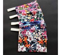 MissC2C Paquete de 4 mini bolsas húmedas impermeables para compresas menstruales, protectores de bragas, toallas sanitarias, toallas sanitarias, toallitas, almohadillas de maternidad para mamá, se