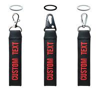 misscase Llavero personalizado Número de Nombre, Etiqueta de Equipaje, Accesorios de Llavero, Llaveros Bordado Para Equipaje, Caja, Cinturón, Equipo, llavero