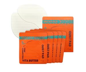 MissDragon Vita Butter Tone Correcting Quilt Toner Pads (5 almohadillas para viajes) - Vegan Korean Skincare Facial Hydrating Vitamin C NiacinamideToner Pads para todo tipo de piel