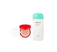 MISSHA - All Around Safe Block Essence Sun Milk EX - 70ml (SPF50+ P X MISSHA - Velvet Finish Cushion SPF50+ P 15g - 21