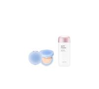 MISSHA - All-Around Safe Block Soft Finish Sun Milk SPF50+ PA+++ - 70ml X Romand - Bare Water Cushion - 20g - 17 Porcelain