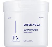 Missha Almohadillas tónicas Super Aqua Hyalron Ultra con ácido hialurónico 90 un.