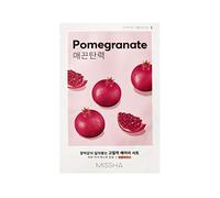 MISSHA Mascarilla de granada de pomegranada, antiedad, blanqueante, hidratante, regeneradora, cosmética coreana, juego de 4 unidades
