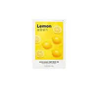 MISSHA - Mascarilla Facial Airy Fit Sheet Mask Limón Water Type | Hidratación Ligera y Refrescante | Propiedades Revitalizantes y Aclarantes | Para Piel Radiante, 1 Unidad