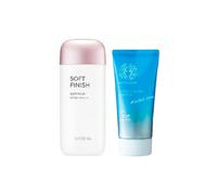 Missha Soft Finish Sun Milk X Isehan Hero Sunscreen Set B