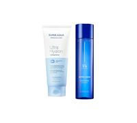 MISSHA - Super Aqua Ultra Hyalon Foaming Cleanser - 200ml (1ea) + Hyalron Skin Essence - 200ml (1ea) Set