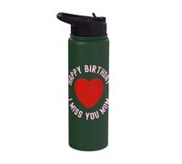 Missing Mom Mother Cumpleaños Recuerdo Recordando Memoria Stainless Steel Insulated Water Bottle