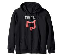 Missing My Colon Funny Ostomy Ostomate Surgery Humor Sudadera con Capucha