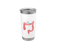 Missing My Colon Funny Ostomy Ostomate Surgery Humor Vaso térmico de acero inoxidable de doble pared