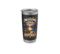 Missing Piece Puzzler Puzzle Shirt Vaso térmico de acero inoxidable de doble pared