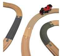 missing piece - Riel flexible para ferrocarriles de madera (3 unidades) (tonos neutros)