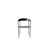 Missing Silla de Comedor con Reposabrazos Madera de Fresno Negro