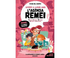 Missió: la familia Bonastre (Aprèn a llegir amb l'Agència REMEI 4): Amb lletra MAJÚSCULA (llibres per a nens a partir de 5 i 6 anys)