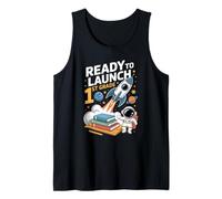 Mission 1st Grade Astronaut School Start Back To School Camiseta sin Mangas