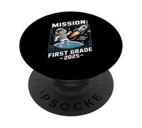 Mission 1st Grade Astronaut School Start Back To School PopSockets PopGrip Adhesivo