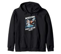 Mission 1st Grade Astronaut School Start Back To School Sudadera con Capucha