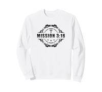 Mission 3:16 - Christian Faith Church Ministry Soldier Sudadera