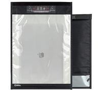 Mission Darkness Window Faraday Bag for Laptops // Device Shielding for Law Enforcement, Military, Executive Privacy, EMP Protection, Travel & Data Security, Anti-Hacking & Anti-Tracking Assurance
