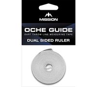 Mission Darts BX078 | Tira de cinta métrica para diana y guía Oche para una fácil configuración