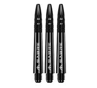 Mission Darts Cañas Sabre Polycarbonate Negra Negra Intermedia 41mm