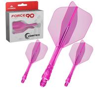 Mission Darts | Force 90 Vortex | Combo de vuelo y eje moldeados | Forma y colores estándar n.º 6 y n.º 2. (forma n.º 6, tweenie)