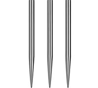 Mission Darts Glide Puntas de dardos con punta de acero, puntas de repuesto lisas, 36 mm, plateado (#_1xX2428)