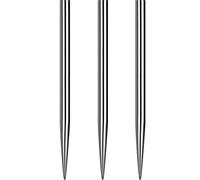 Mission Darts Glide Puntas de dardos con punta de acero, puntas de repuesto lisas, 40 mm, plateado (#_1xX2430)
