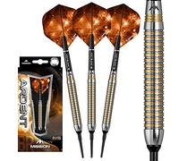 Mission Darts M1 Ardent Punta PLÁSTICO 19 GR, Adultos Unisex, Gold Y Nickel, 18 g