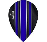 Mission Darts Plumas Ovalada Mesh Azul Oscuro