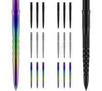Mission Darts Puntas de dardos Caliburn EVO | Ranuradas | Varios colores (negro, 32 mm)