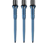 Mission Darts X2622 Titan Pro | Punta de conversión de dardos de titanio ranurado de 34 mm, azul sólido