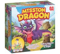 Mission Dragon, Juego de Mesa Infantil de Estrategia para Niños 5+ (ES) | Construye torres, roba diamantes y esquiva al dragón volador - Partidas llenas de emoción para 2-4 jugadores - Jumbo