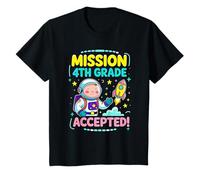 Mission Fourth 4th Grade Accepted Astronaut Back to School Camiseta