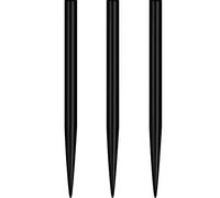 Mission Glide - Puntos para dardos (repuesto de puntos suaves), negro, 36 mm